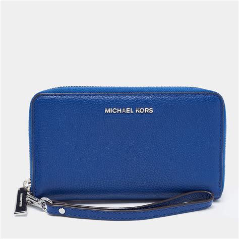 on sale blue michael kors wallet|michael kors blue wallet sale.